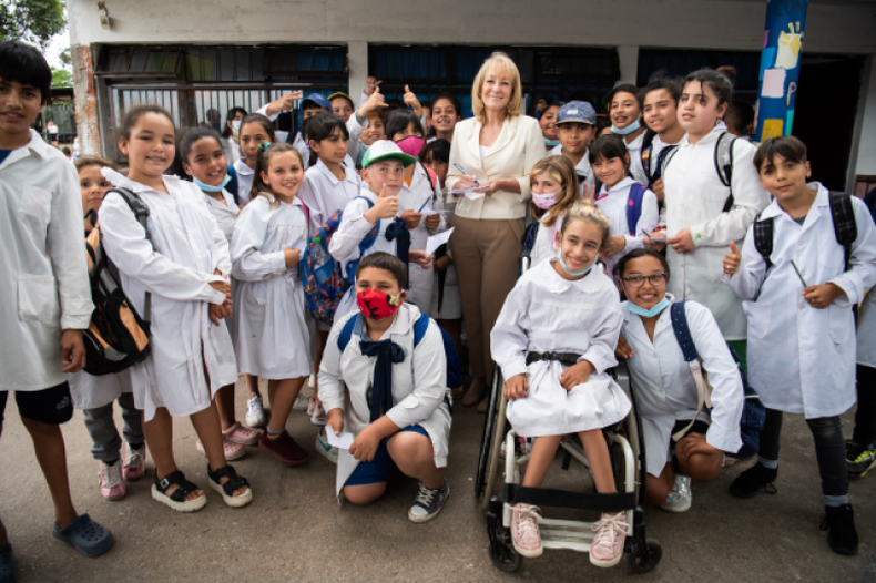 Carolina Cosse inauguró obras de accesibilidad en Municipio D