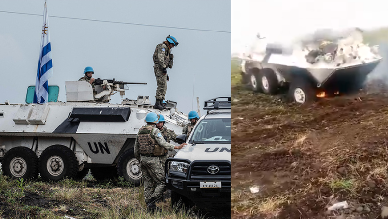 Ataque a militares uruguayos en el Congo.