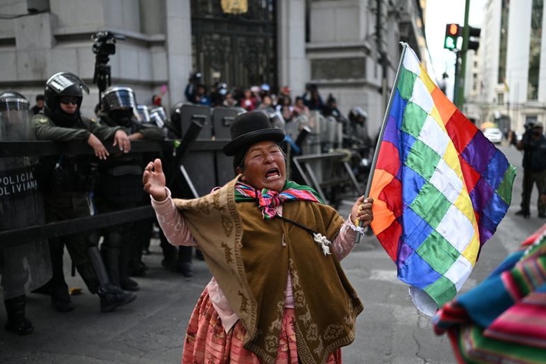 El presidente de Bolivia advirtió a los manifestantes que la crisis "está llegando al límite"