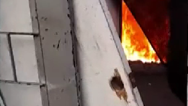 incendio en casa abandonada en buceo fue presuntamente provocado por personas en situacion de calle