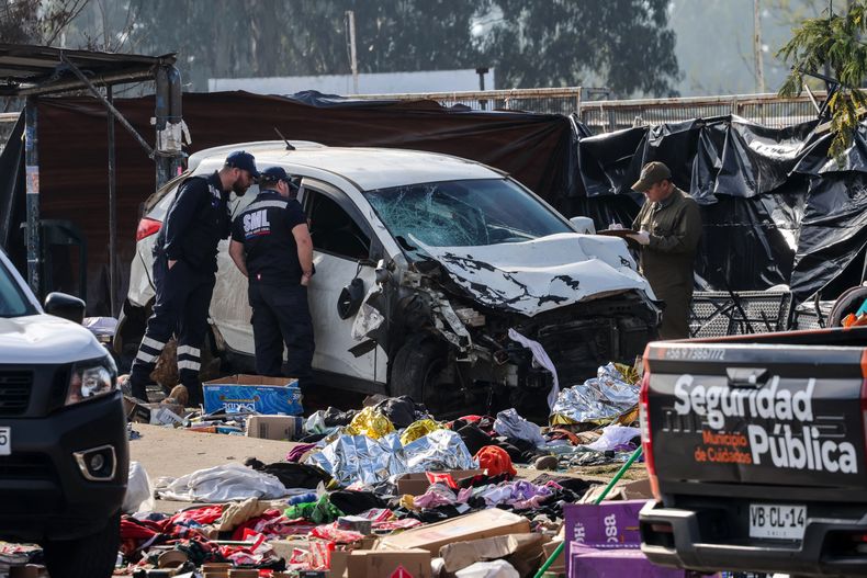 Conductor atropelló y mató a seis personas en una feria de Viña del Mar