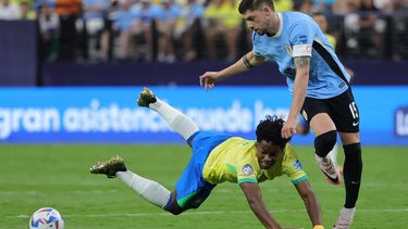 Uruguay y Brasil se enfrentan por los cuartos de final de la Copa América | AFP