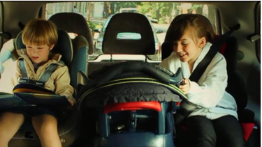 Niños de viaje.
