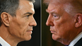 Presidentes Pedro Sánchez, España, y Donald Trump, Estados Unidos. Presidentes Pedro Sánchez, España, y Donald Trump, Estados Unidos.