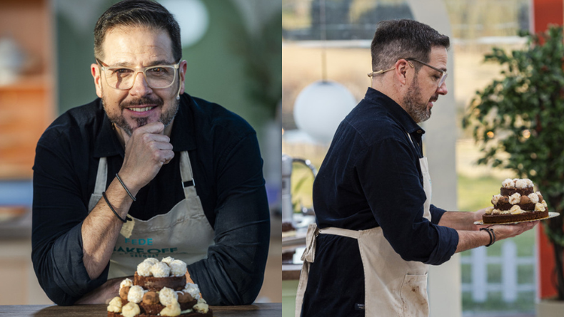 Fede Paz destacado en Bake Off Famosos Uruguay.