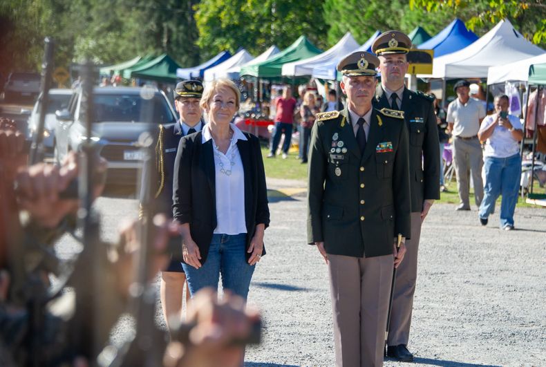Carolina Cosse encabezó acto por los 201 años del Desembarco de los 33 Orientales en Soriano