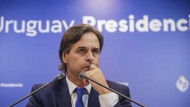 El presidente Luis Lacalle Pou.