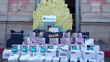 Incautaron mercadería de contrabando valuada en $1.460.000