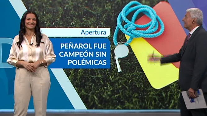 La exárbitro Claudia Umpiérrez analizó el partido Peñarol-Racing del Torneo Apertura.