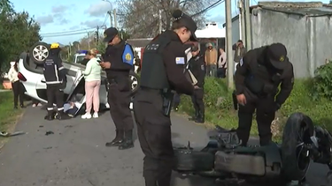 Tres personas resultaron politraumatizadas en un siniestro de tránsito en barrio Conciliación