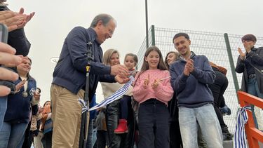 Inaguración de plaza en Rivera