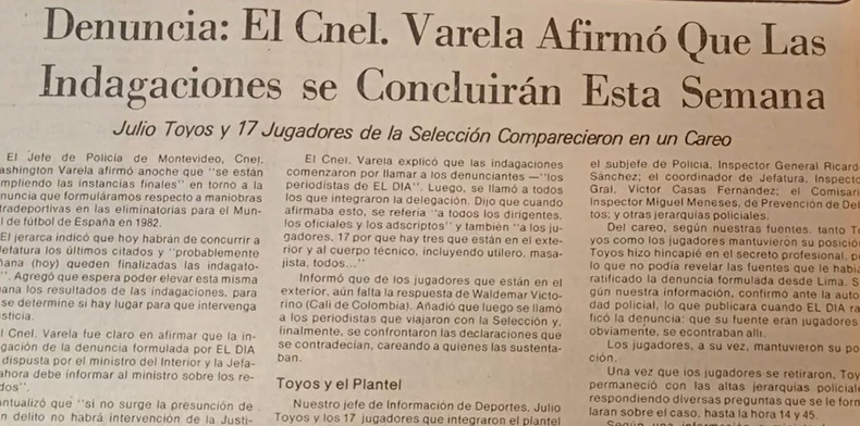 ¿Dirigentes de Uruguay quisieron sobornar a un golero rival para clasificar al Mundial de España?