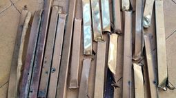 Condenaron a dos personas por robar y revender bronce de edificios