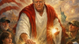 Donald Trump publicó una imagen en la que aparece retratado como Jesucristo y luego la eliminó Donald Trump publicó una imagen en la que aparece retratado como Jesucristo y luego la eliminó