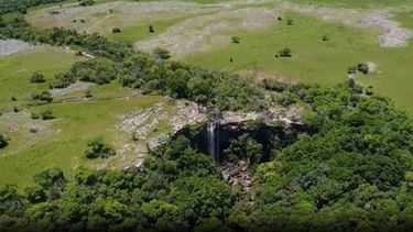El Chorro de Agua Fría, en Tacuarembó.