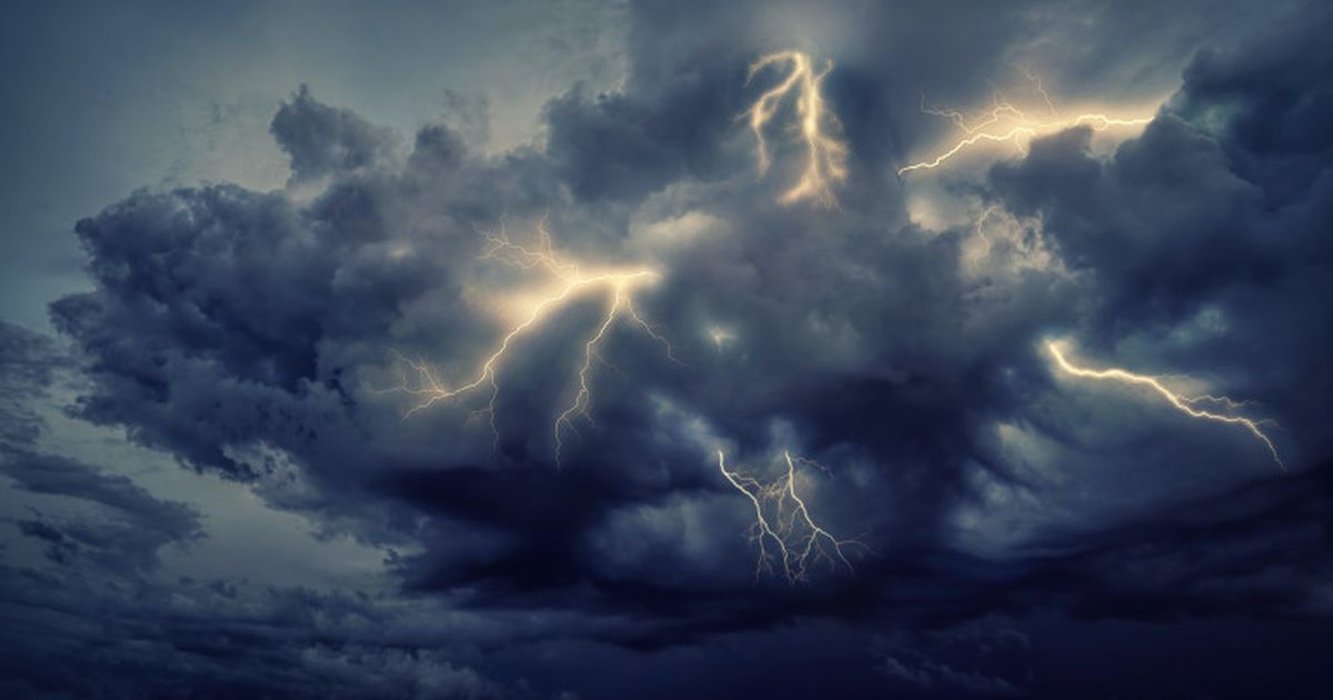 Tormentas fuertes desde el viernes: Inumet prevé lluvias intensas, viento y posible granizo en el sur del país