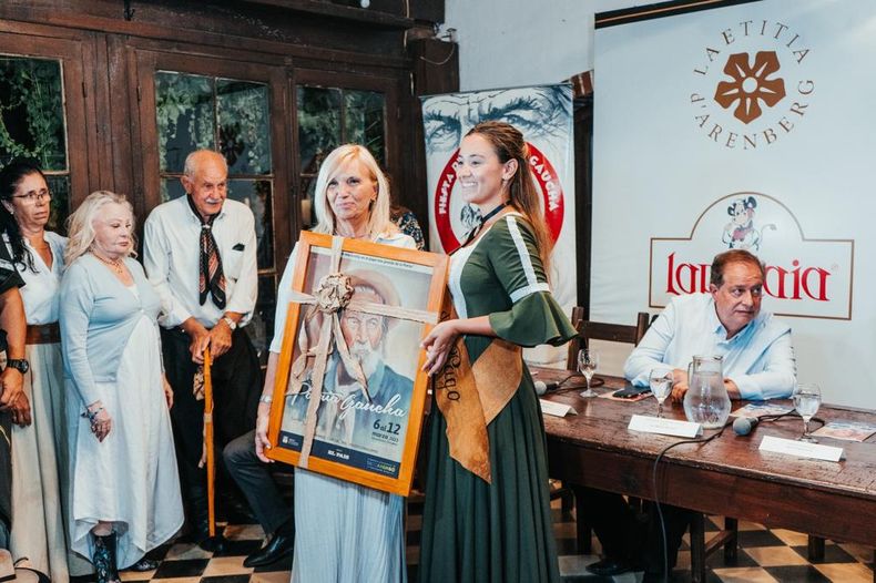 Beatriz Argimón participó del lanzamiento de la Patria Gaucha en Maldonado.