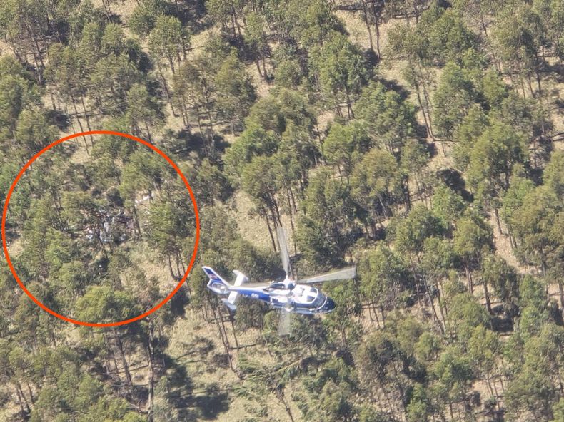 AVION SINIESTRADO