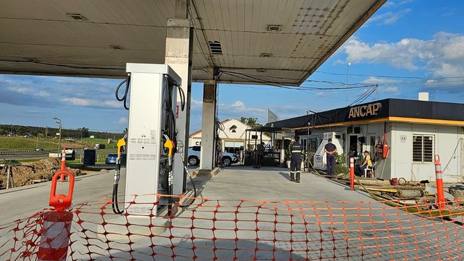 Estación Ancap de la ruta 8 sin combustible.