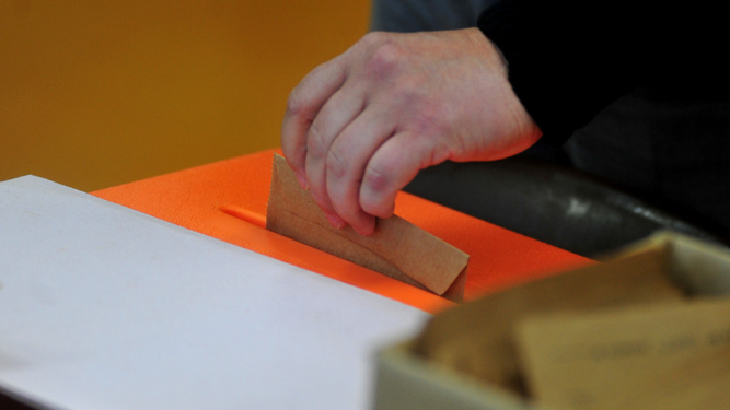 Voto en Montevideo.&nbsp;