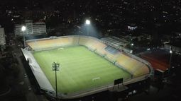 Inauguran nueva red lumínica en estadio Domingo Burgueño Miguel
