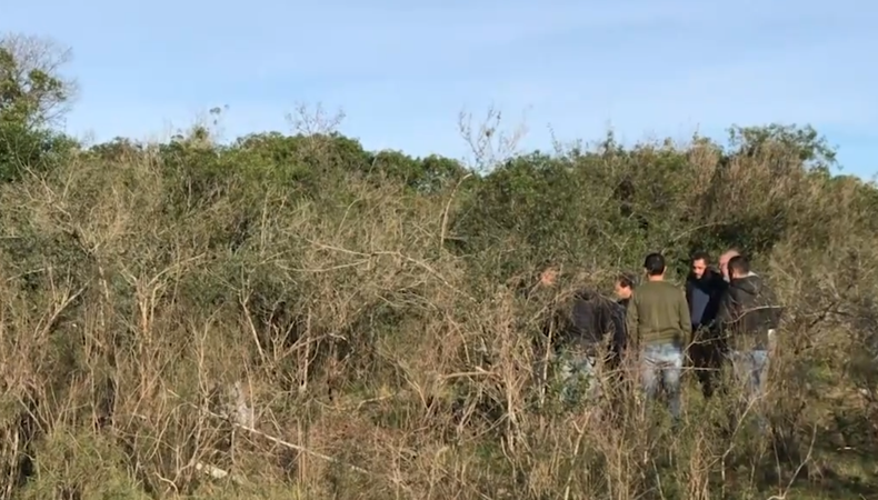 Encuentran cuerpo semienterrado en la frontera de Rivera.