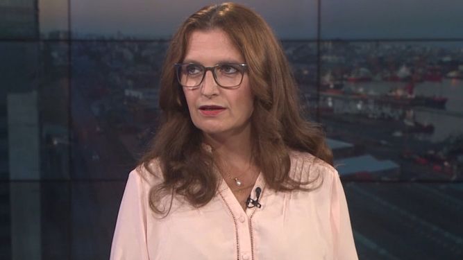 La ministro de Salud, Karina Rando.