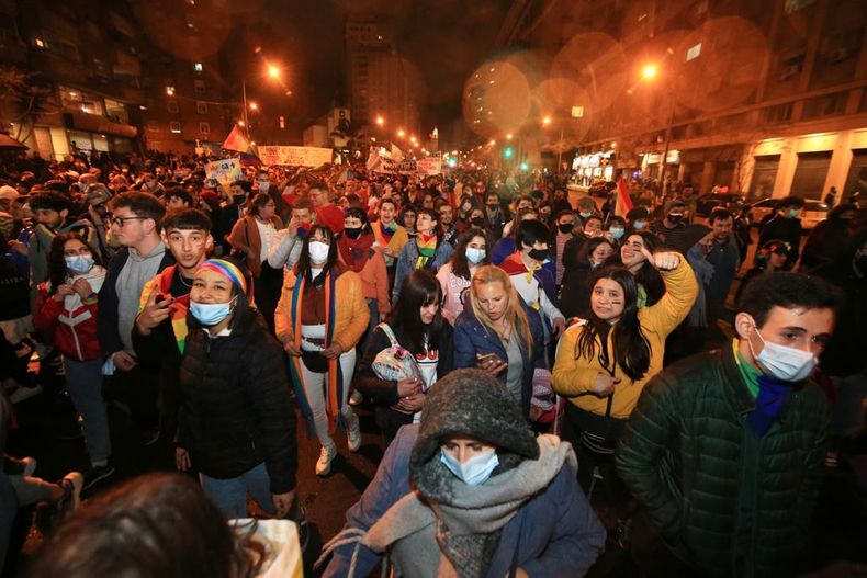 Marcha de la diversidad se llevó adelante sin protocolo del MSP
