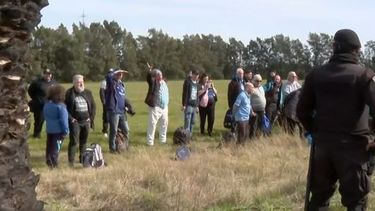 Previa de Peñarol vs. Racing: hinchas del club argentino son controlados en Ruta 1