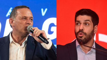 andres ojeda esta a un punto de alvaro delgado, segun la ultima encuesta de intencion de voto de radar