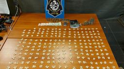 Policía incautó 2.500 dosis de pasta base en el barrio Conciliación