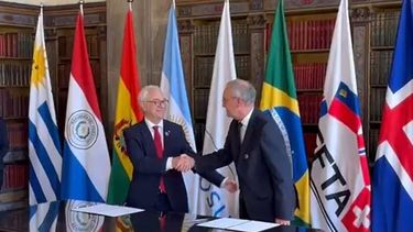 Mercosur y EFTA firmaron tratado de libre comercio y Lubetkin habló de alianza estratégica