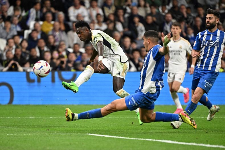 Federico Valverde aportó un golazo en la lotería del Real Madrid / AFP