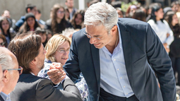 Luis Lacalle Pou y Robert Silva
