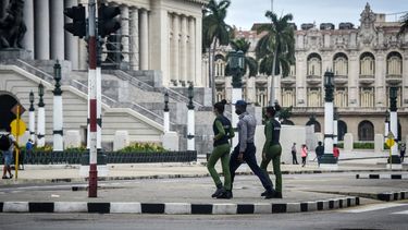 Fuerte presencia policial en La Habana ante llamado a marcha opositora