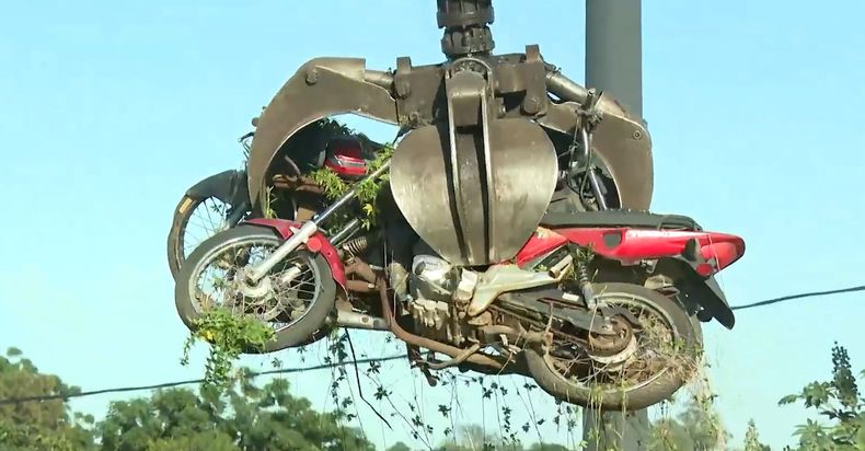 Inició el operativo de retiro de motos incautadas: cuál será su destino final