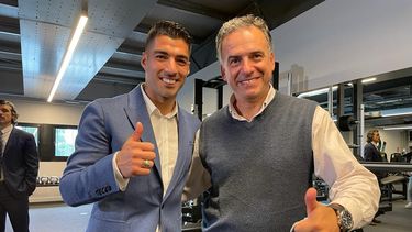 Yamandú Orsi dio la bienvenida a Suárez, el nuevo vecino de Canelones
