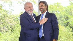 Lula y Lacalle Pou.