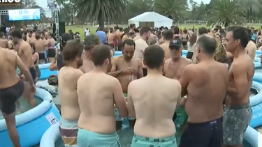 Uruguay bate récord Guinness de Ice Challenge por causa solidaria