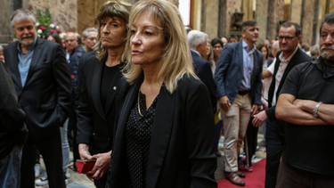 &nbsp;Carolina Cosse asistió al velatorio de Danilo Astori.