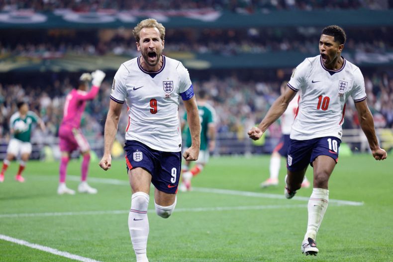 Con goles de Bellingham y Kane, Inglaterra rompió la muralla mexicana y clasificó a cuartos de final