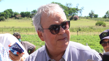 El ministro del Interior, Luis Alberto Heber.