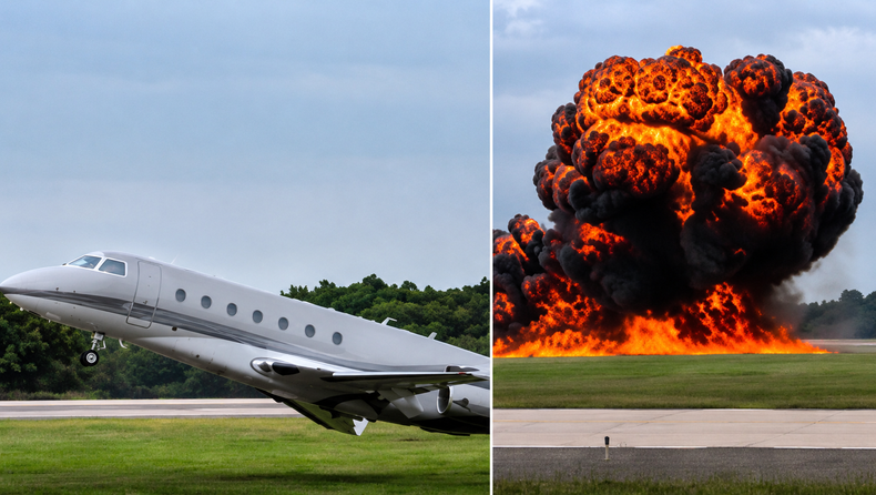 Video: un avión privado se estrelló en un aeropuerto de República Dominicana y hay dos muertos