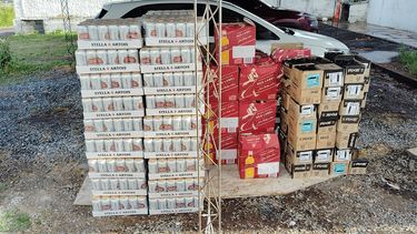 un hombre fue condenado por contrabando: fue detenido con whisky y cervezas valuados en mas de $ 650.000