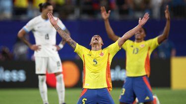 uruguay cayo 1-0 y colombia jugara la final de la copa america ante argentina