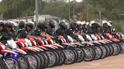El Ministerio del Interior reforzó su flota con nuevas motocicletas