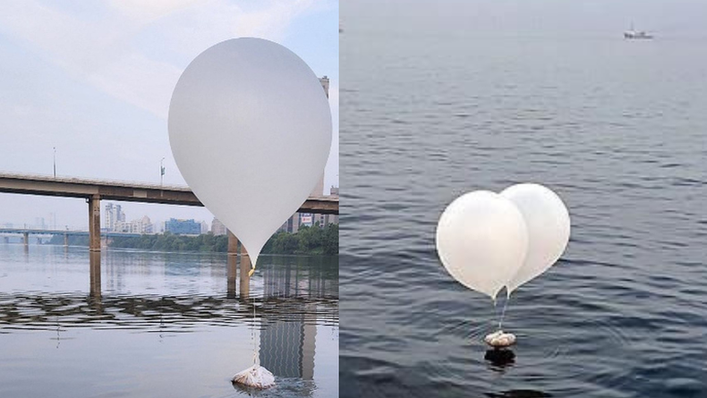 Globos con basura llegan desde Corea del Norte.&nbsp;