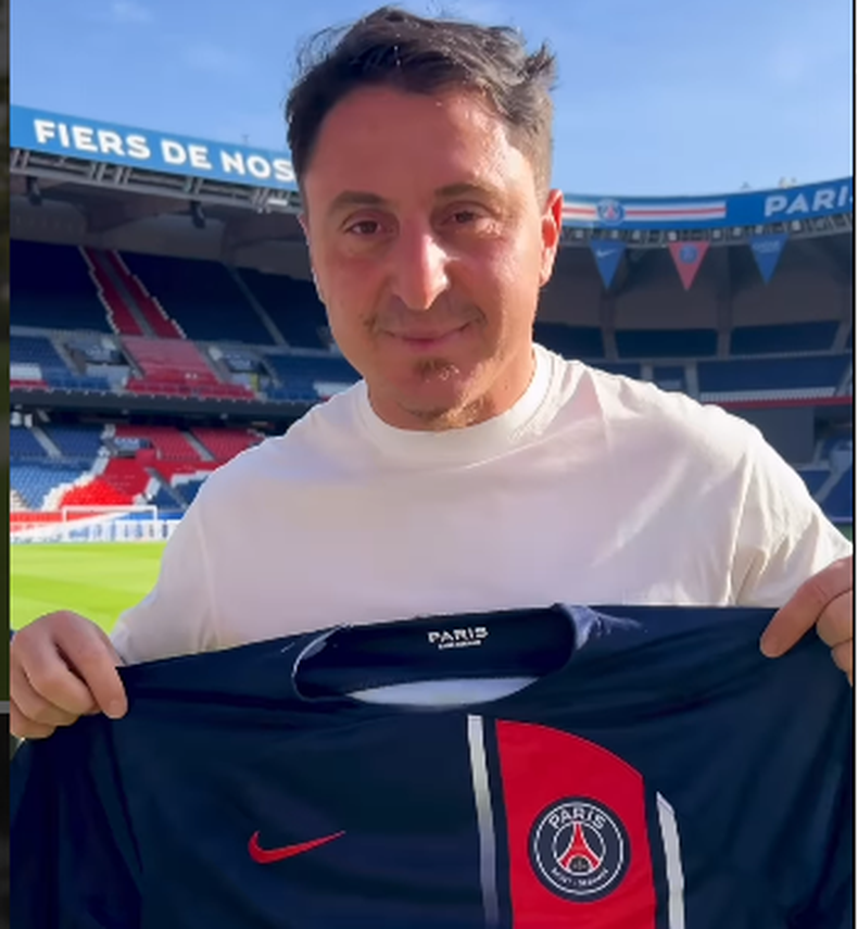 El Cebolla Rodríguez volvió al estadio de PSG y habló de Manuel Ugarte.