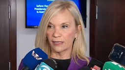 La presidente en ejercicio, Beatriz Argimón.