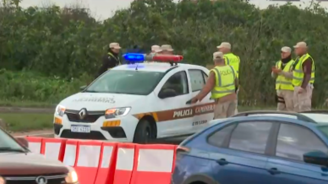 Cortes y devíos en los accesos.&nbsp;